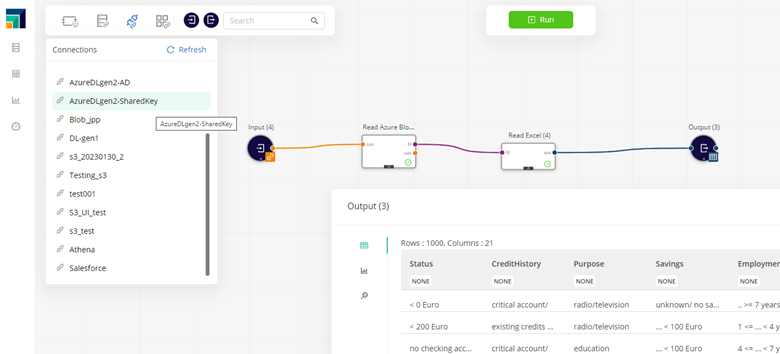 Connection workflow Azure